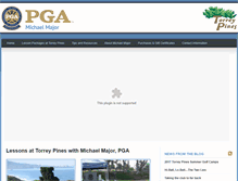 Tablet Screenshot of majorgolflesson.com